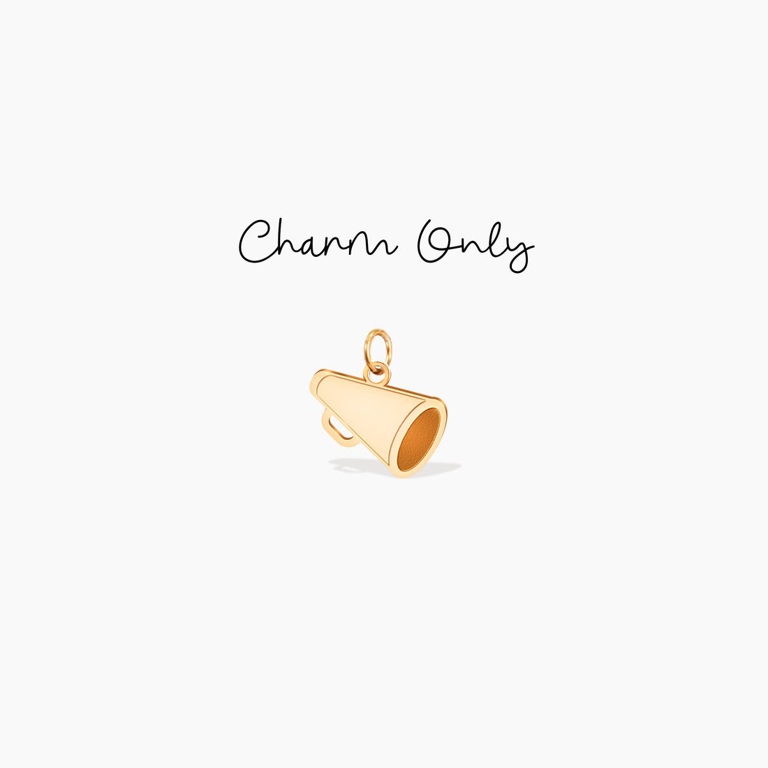 Gold Megaphone Charm