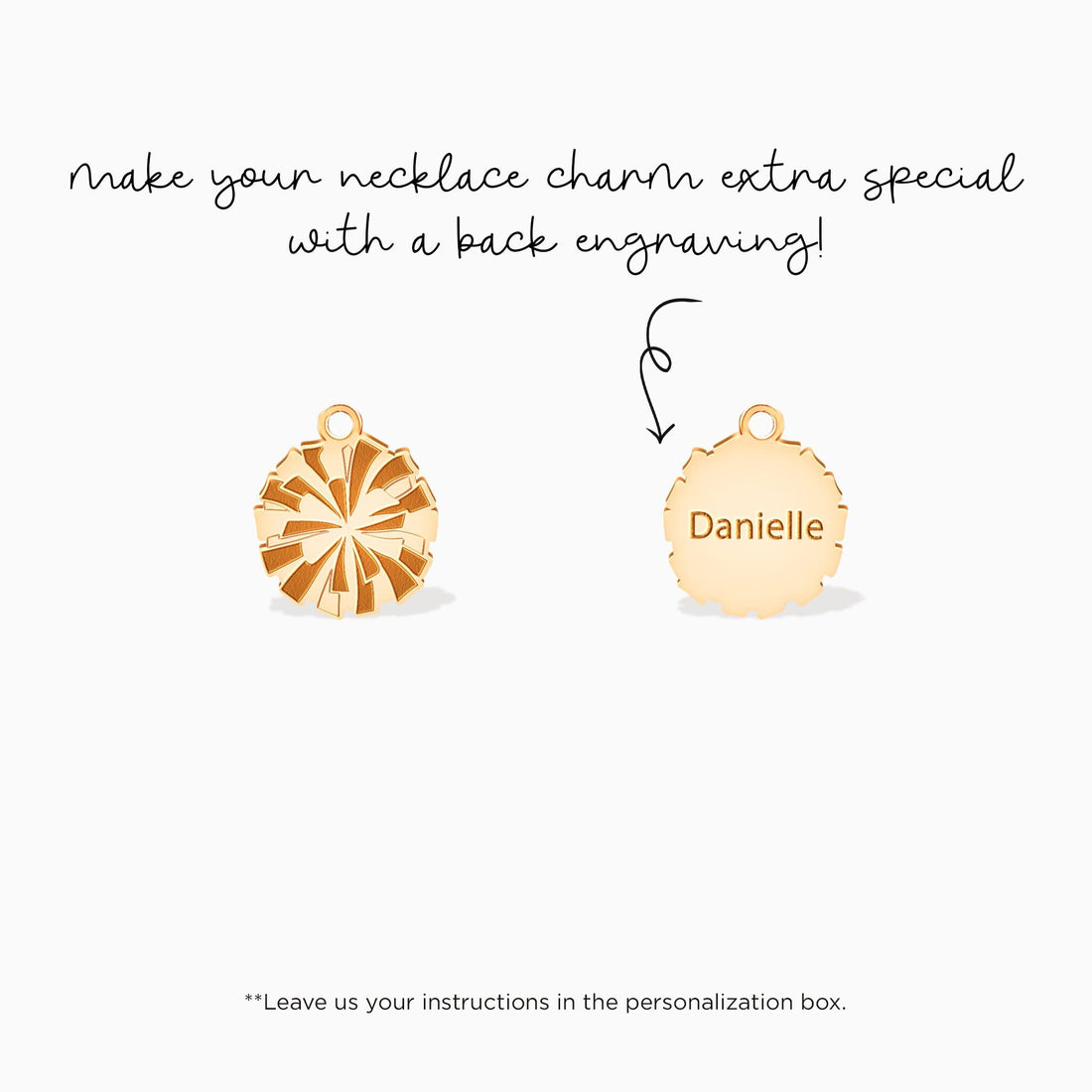 Cheerleader Pendant Necklace