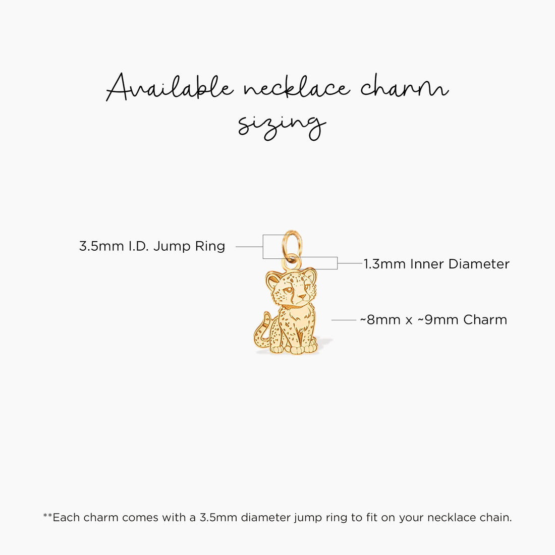 Cheetah Pendant Necklace