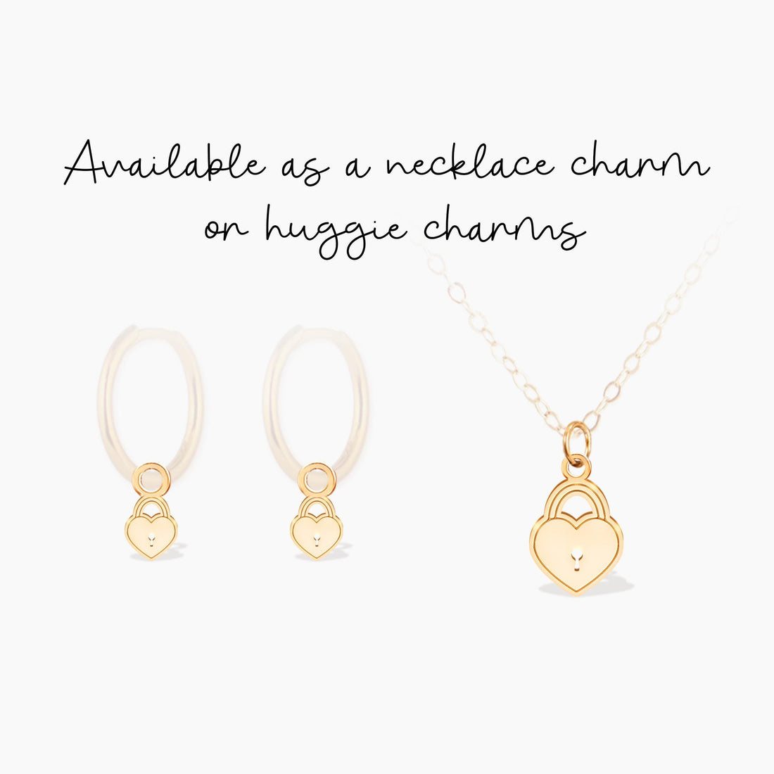 Heart Lock Pendant Necklace