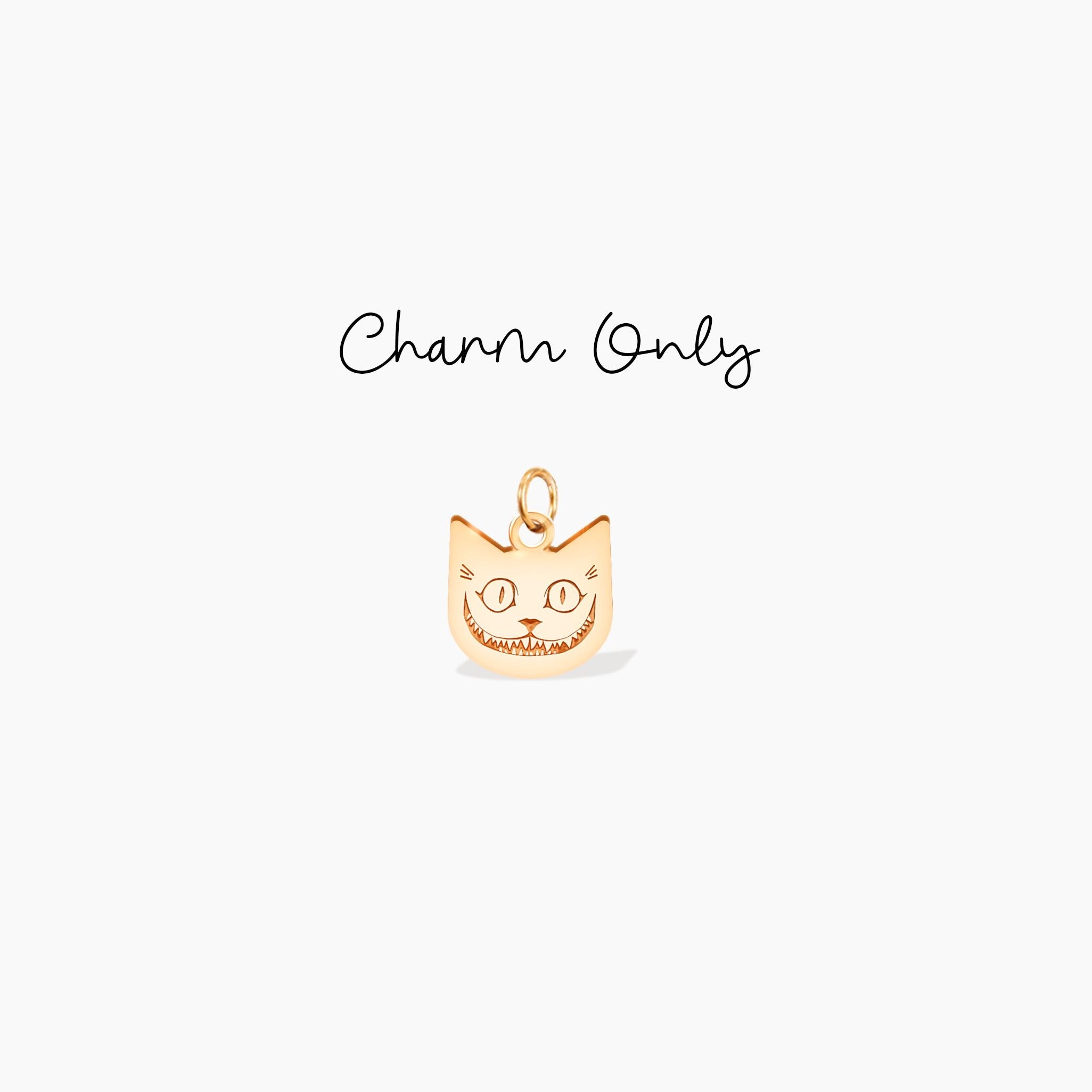 Cheshire Cat Face Charm