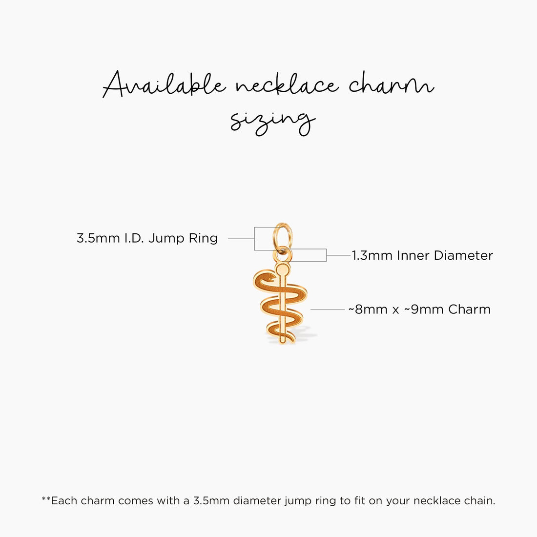 Rod Of Asclepius Charm