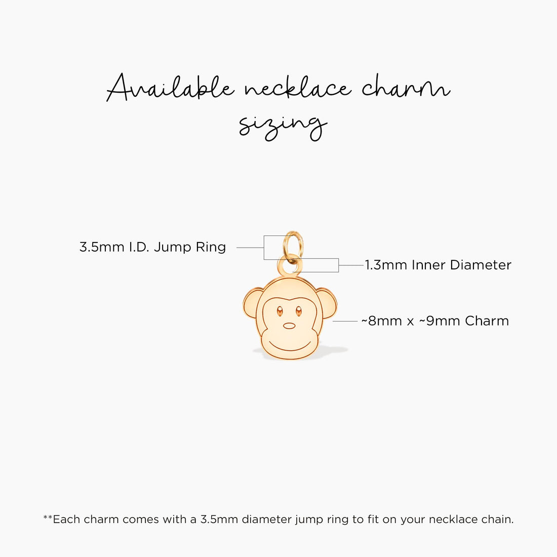 Monkey Pendant Necklace