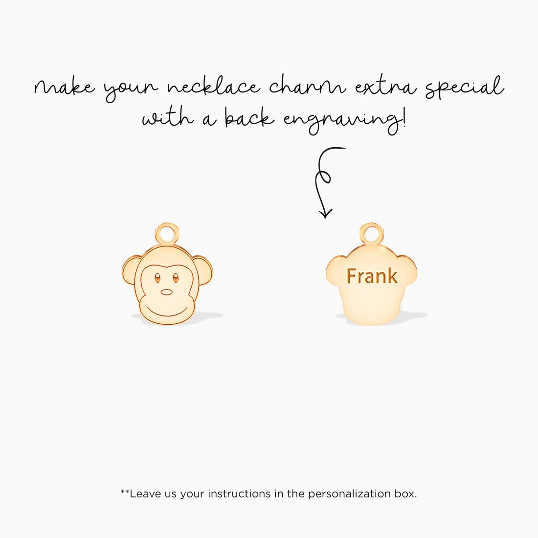 Monkey Pendant Necklace