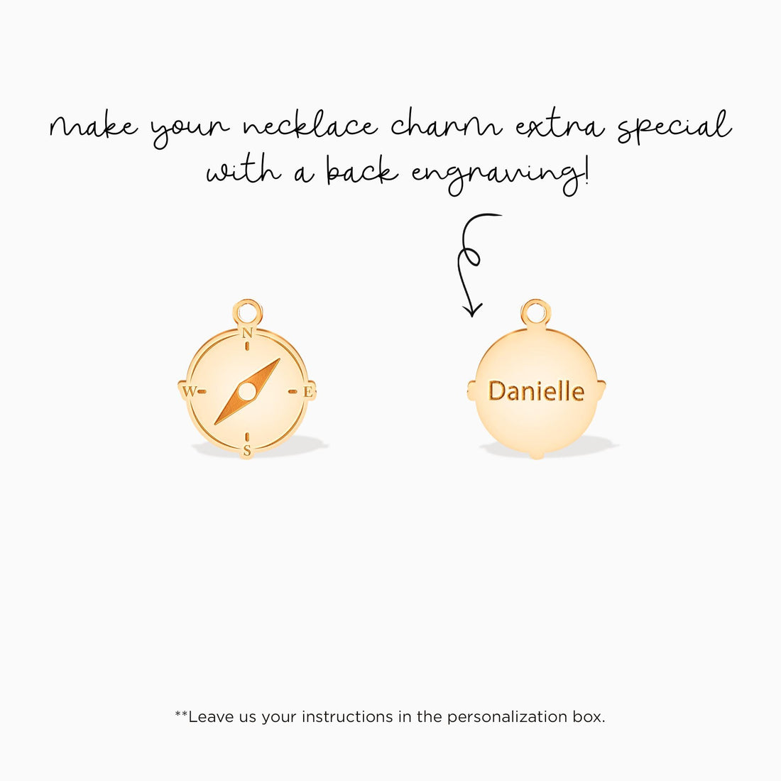 Compass Disc Charm