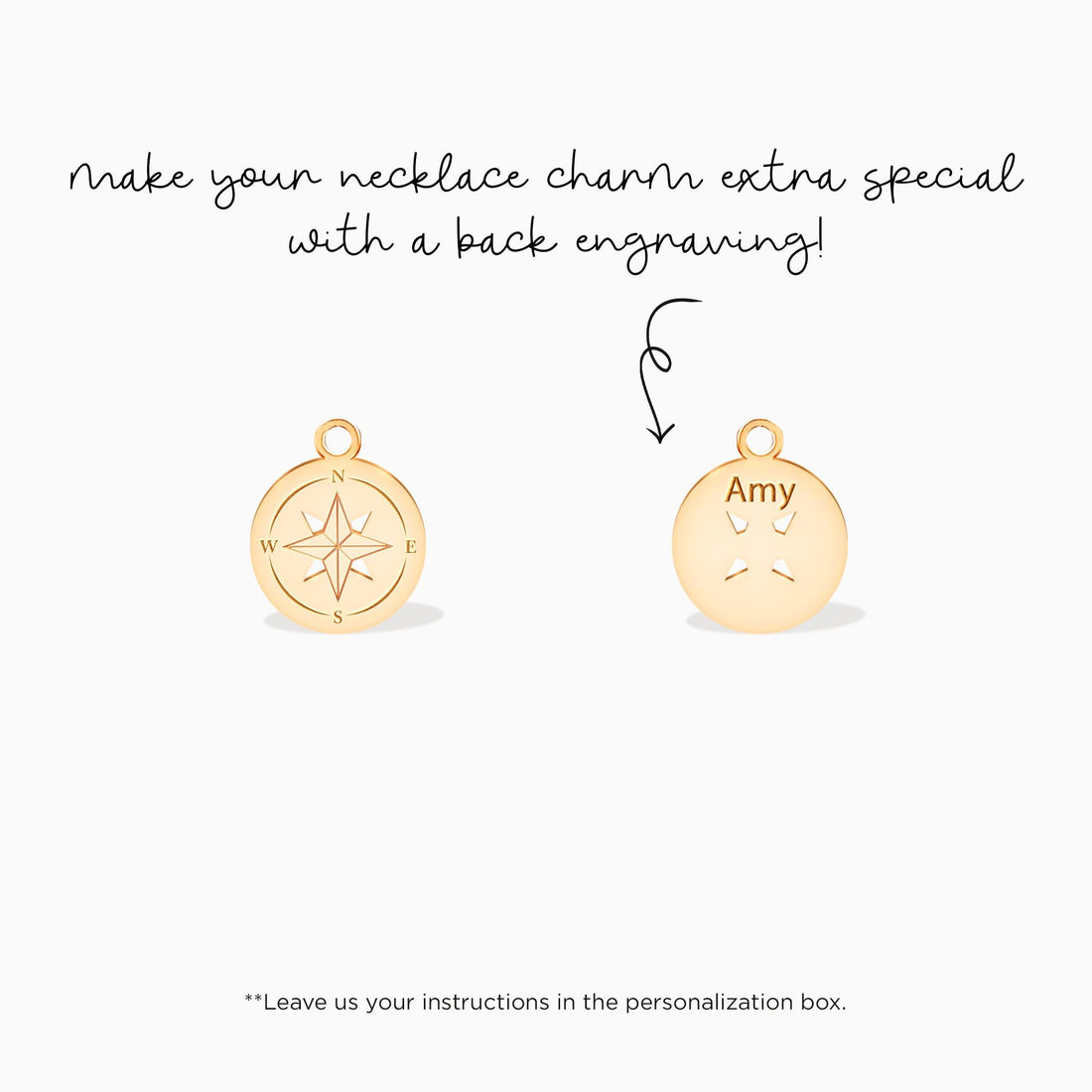 Compass Disc Charm