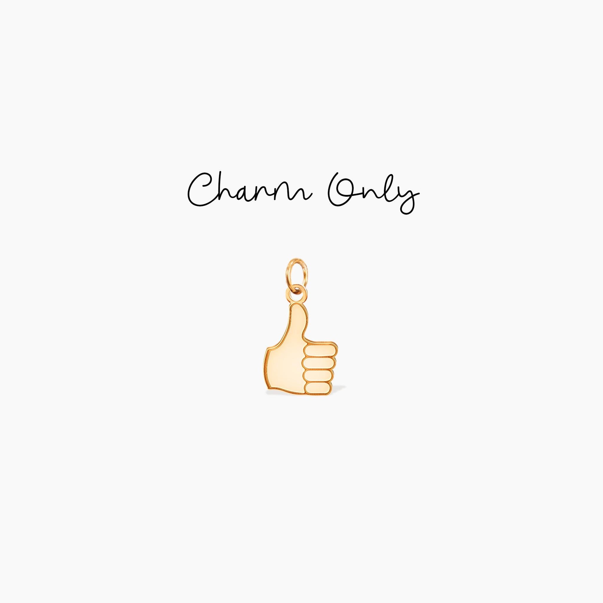 Thumbs Up Hand Sign Pendant Necklace
