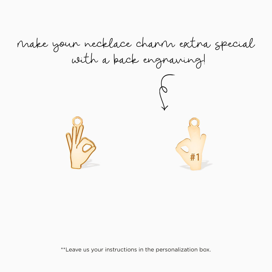 Ok Hand Sign Pendant Necklace