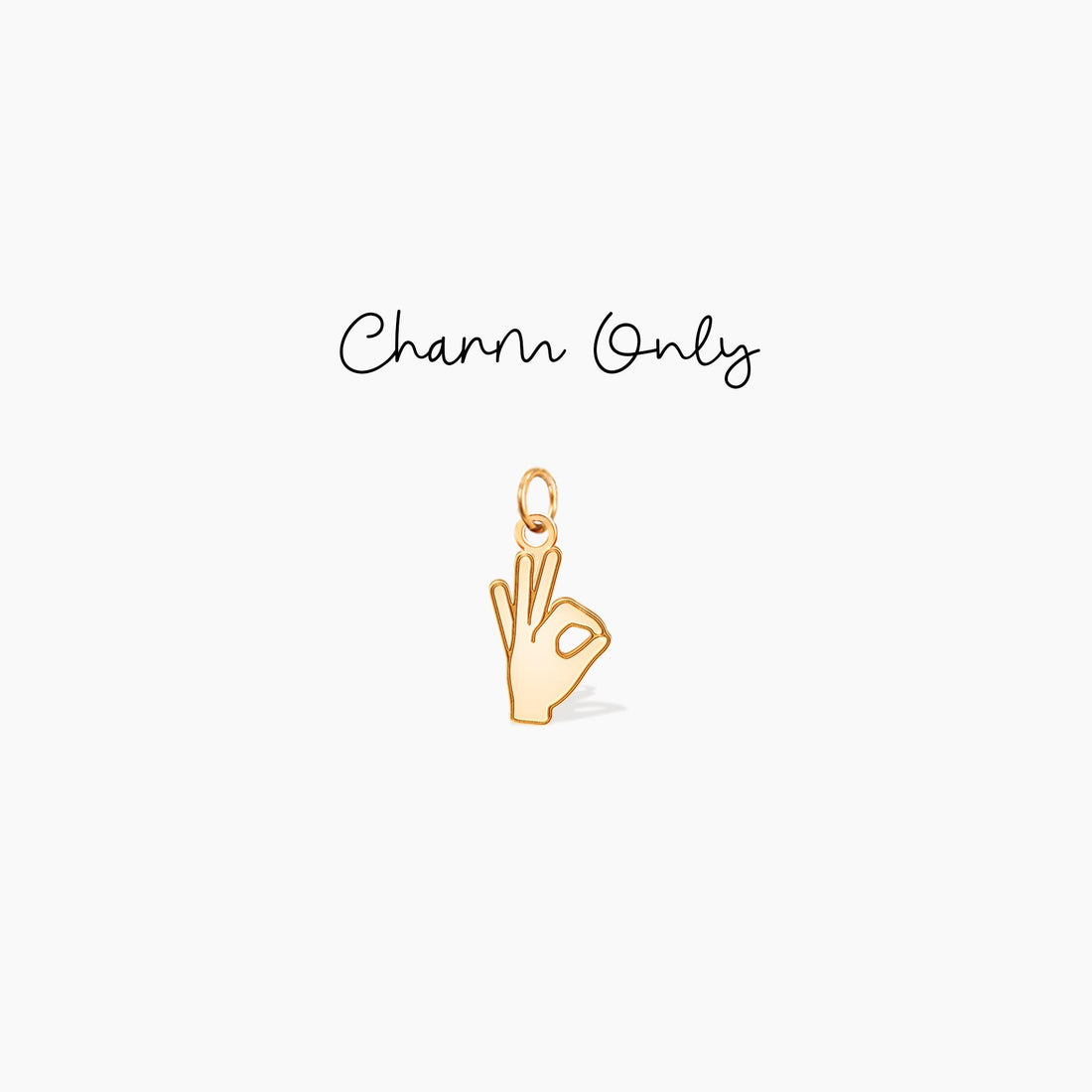 Ok Hand Sign Pendant Necklace