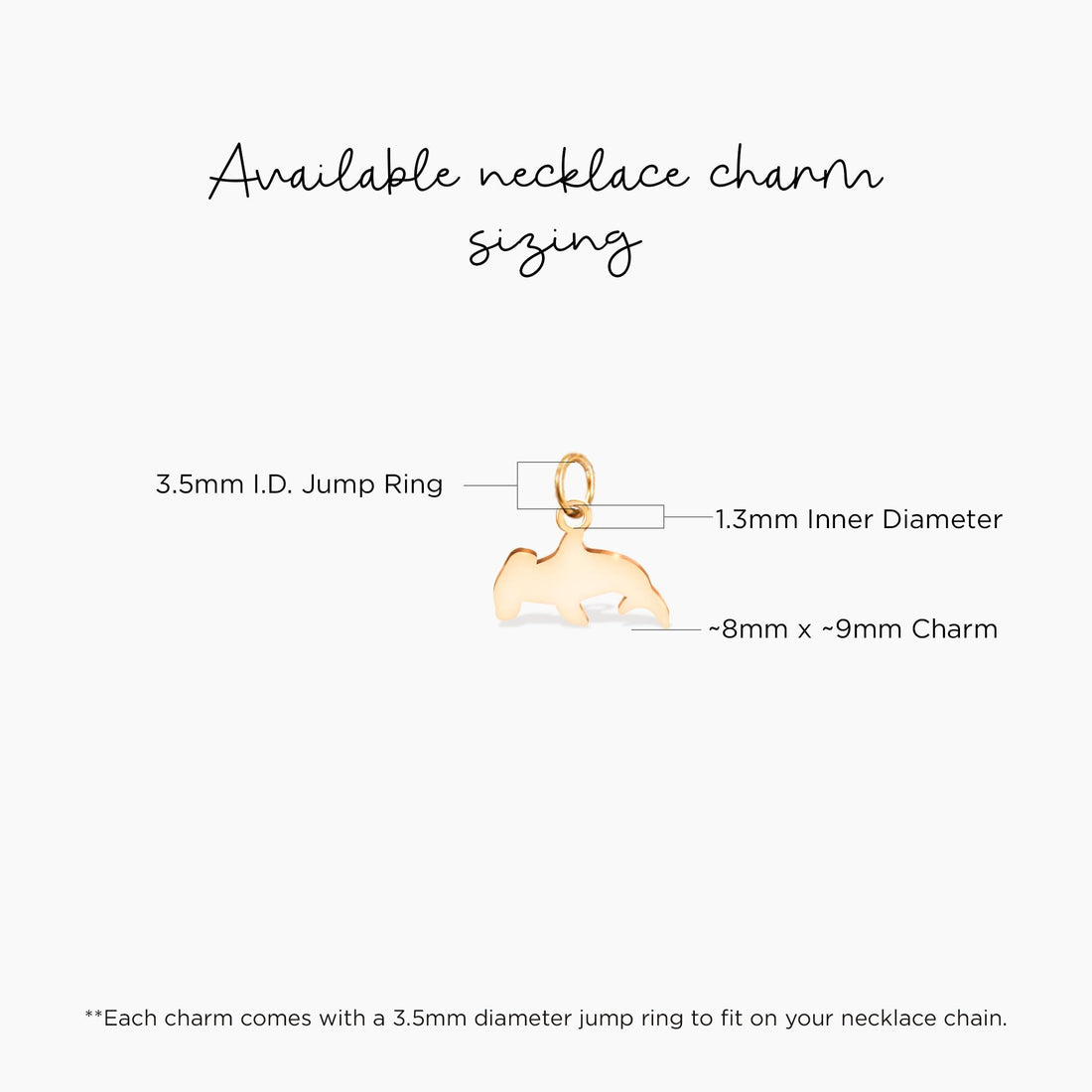 Hammerhead Shark Charm Pendant