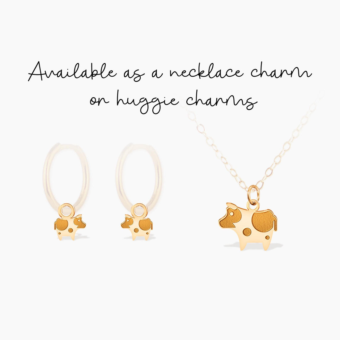 Cow Pendant Necklace