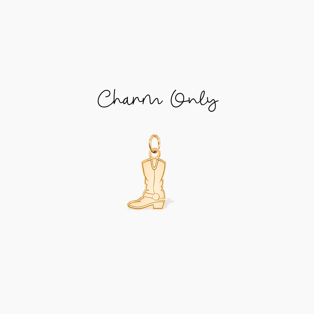 Cowboy Boot Pendant Necklace