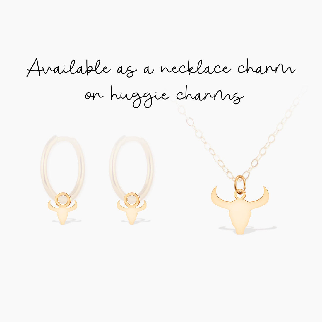 Cow Skull Pendant Necklace