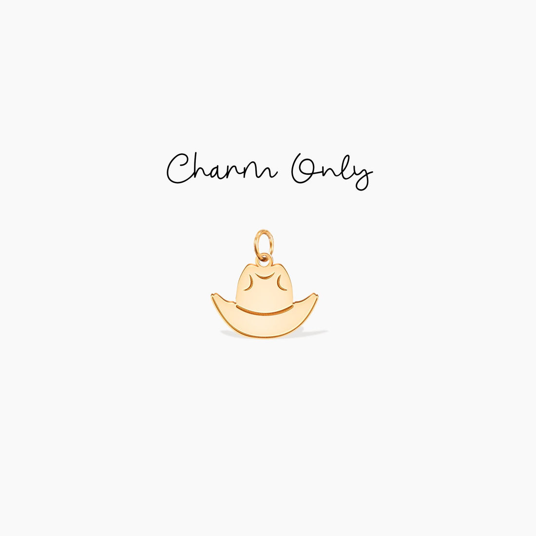 Cowboy Hat Front Charm