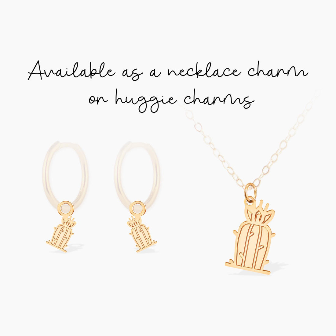 Cactus Pendant Necklace