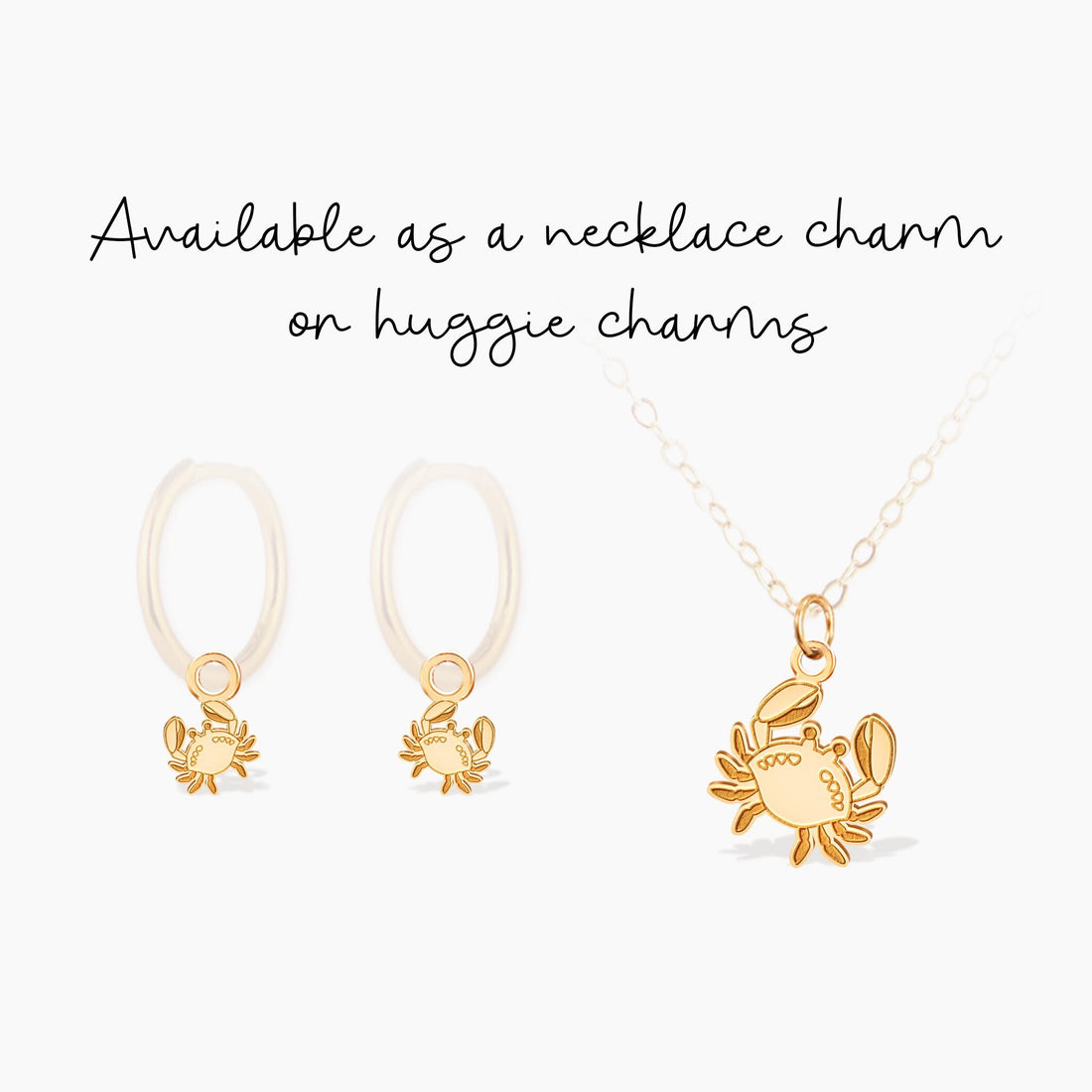 Crab Pendant Necklace
