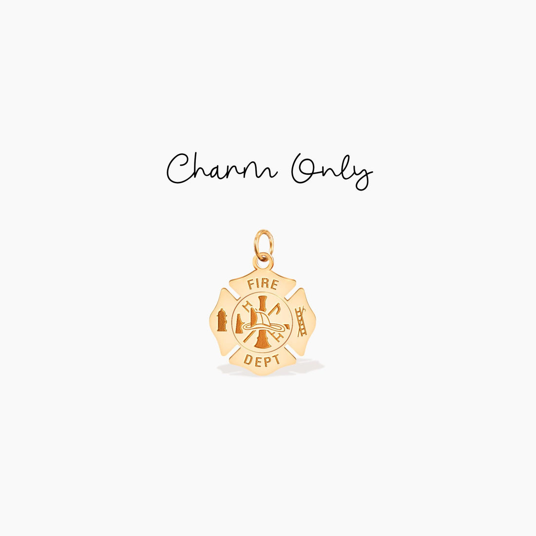 Fire Badge Pendant Necklace