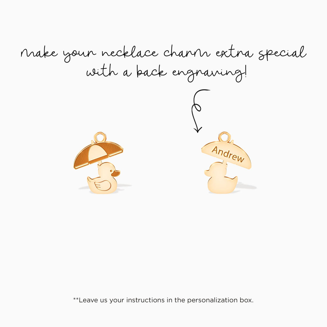 Duck Pendant Necklace