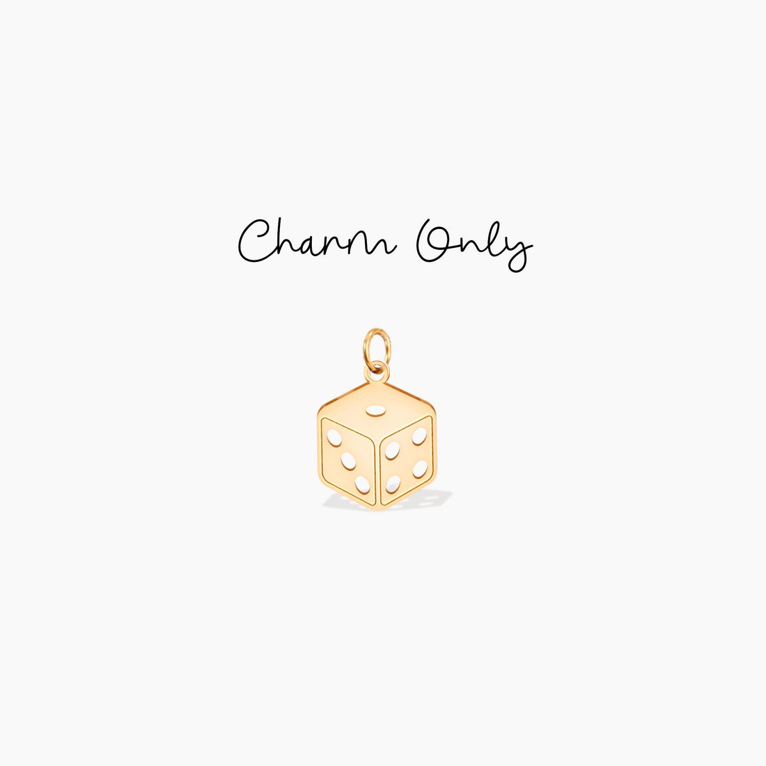 Dice With Holes Charm
