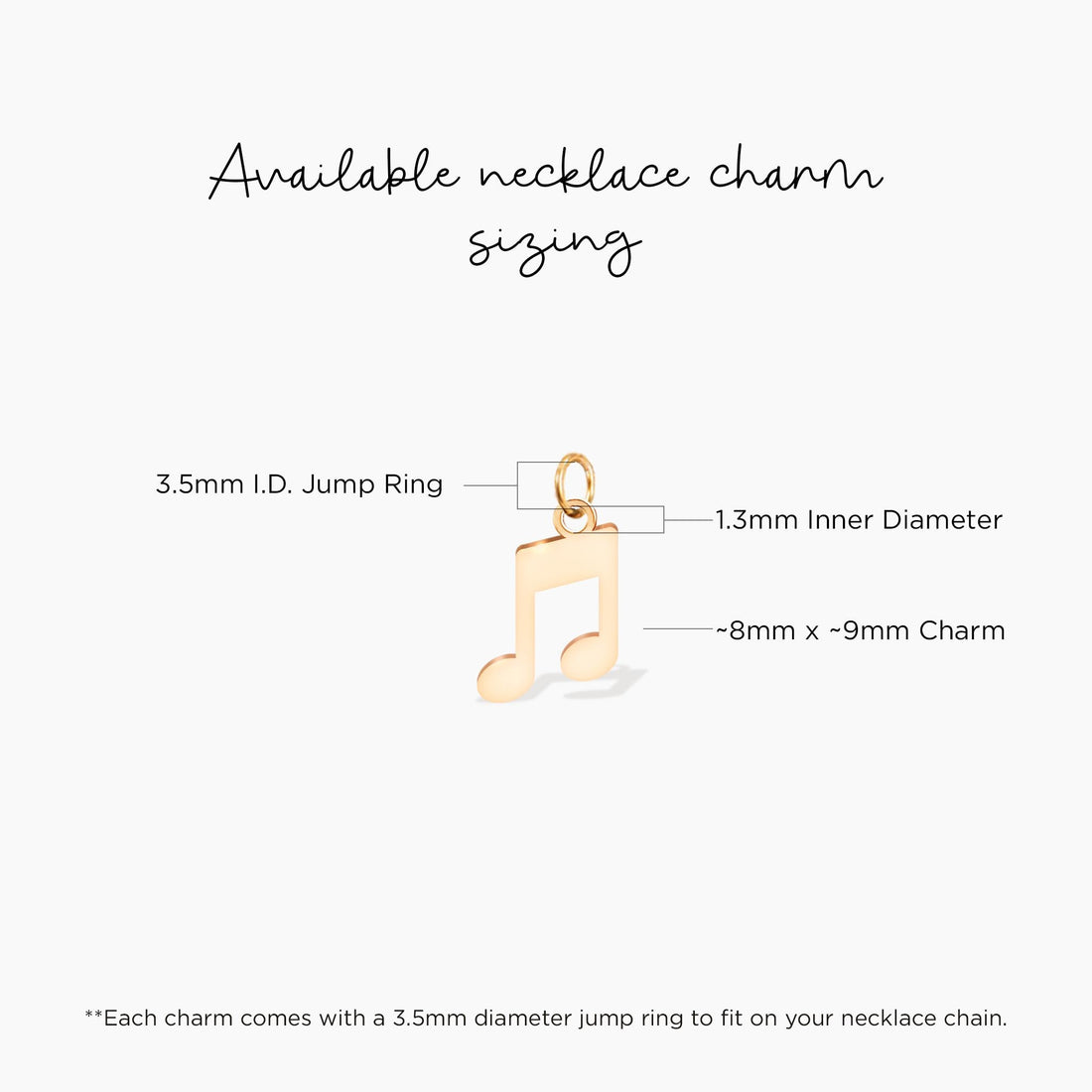 Music Note Charm