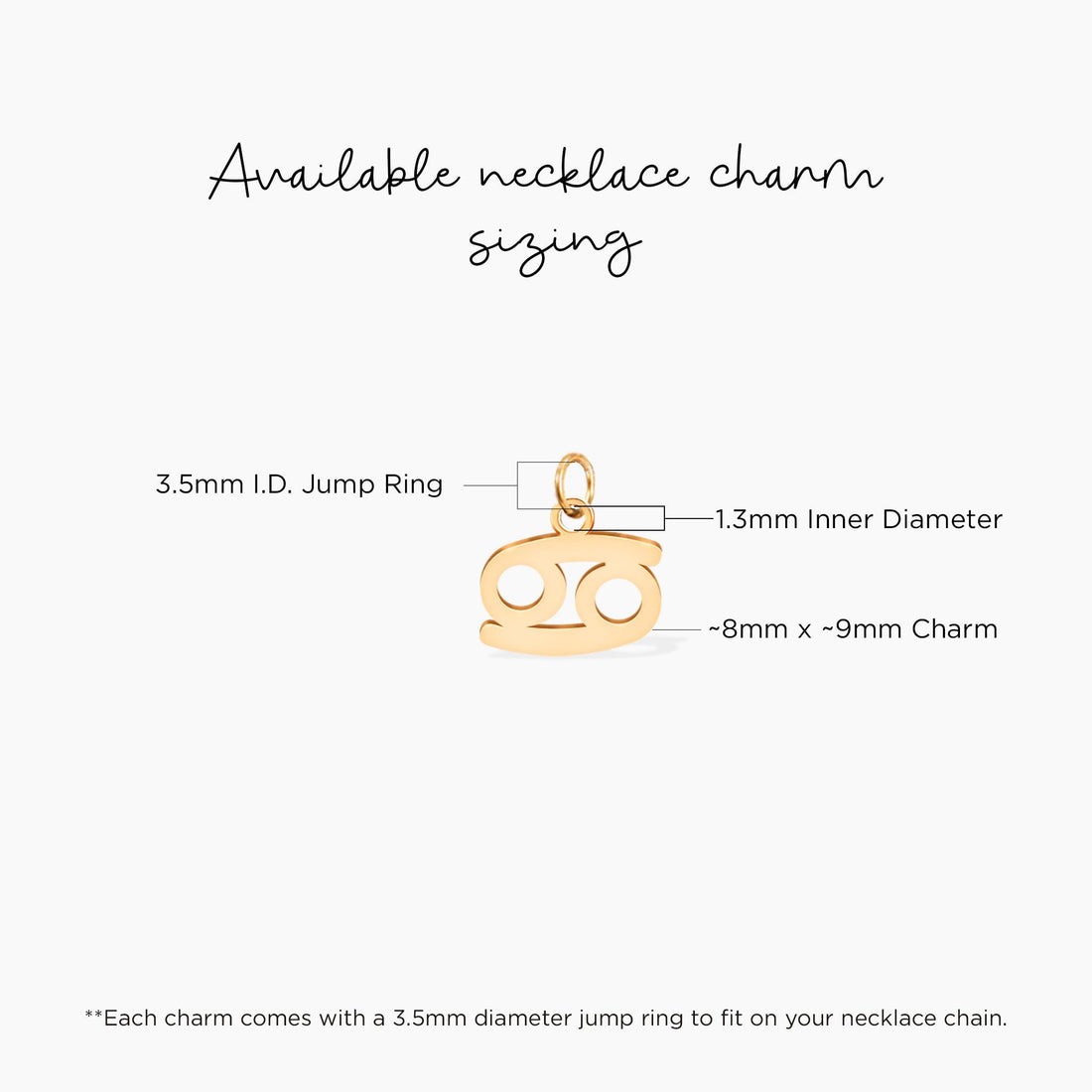 Cancer Zodiac Charm