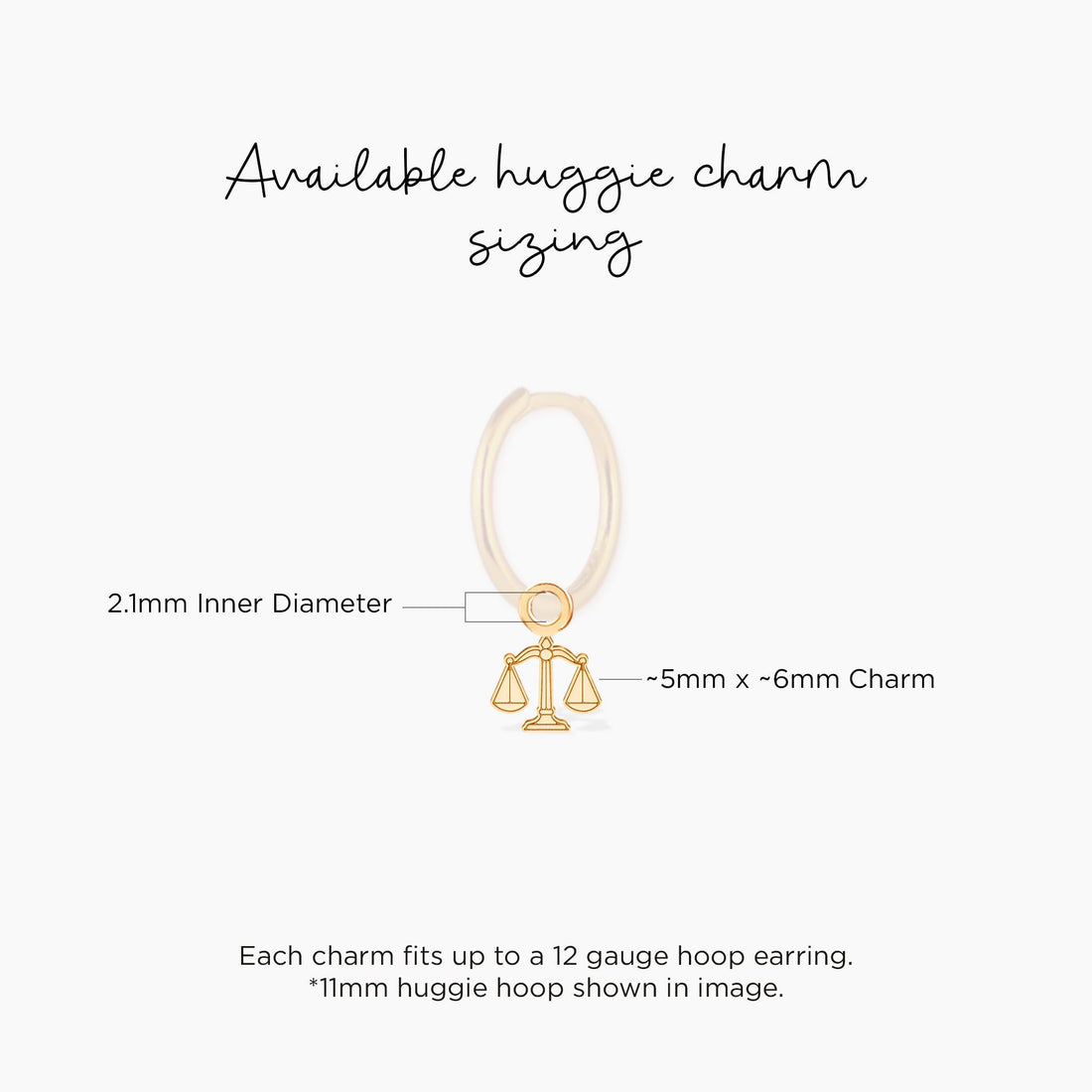 Libra Disc Charm Necklace