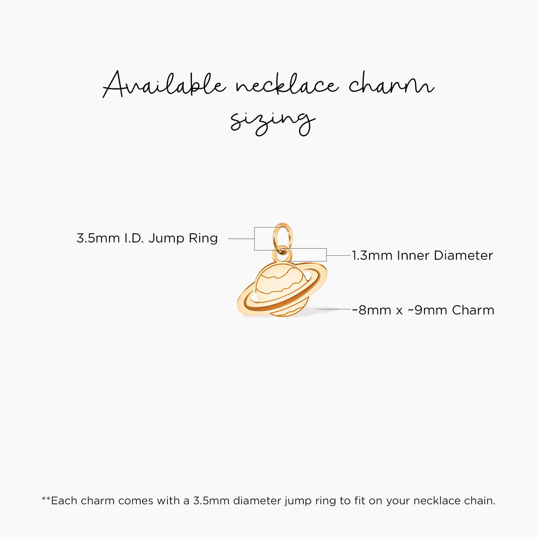 Saturn Pendant Necklace