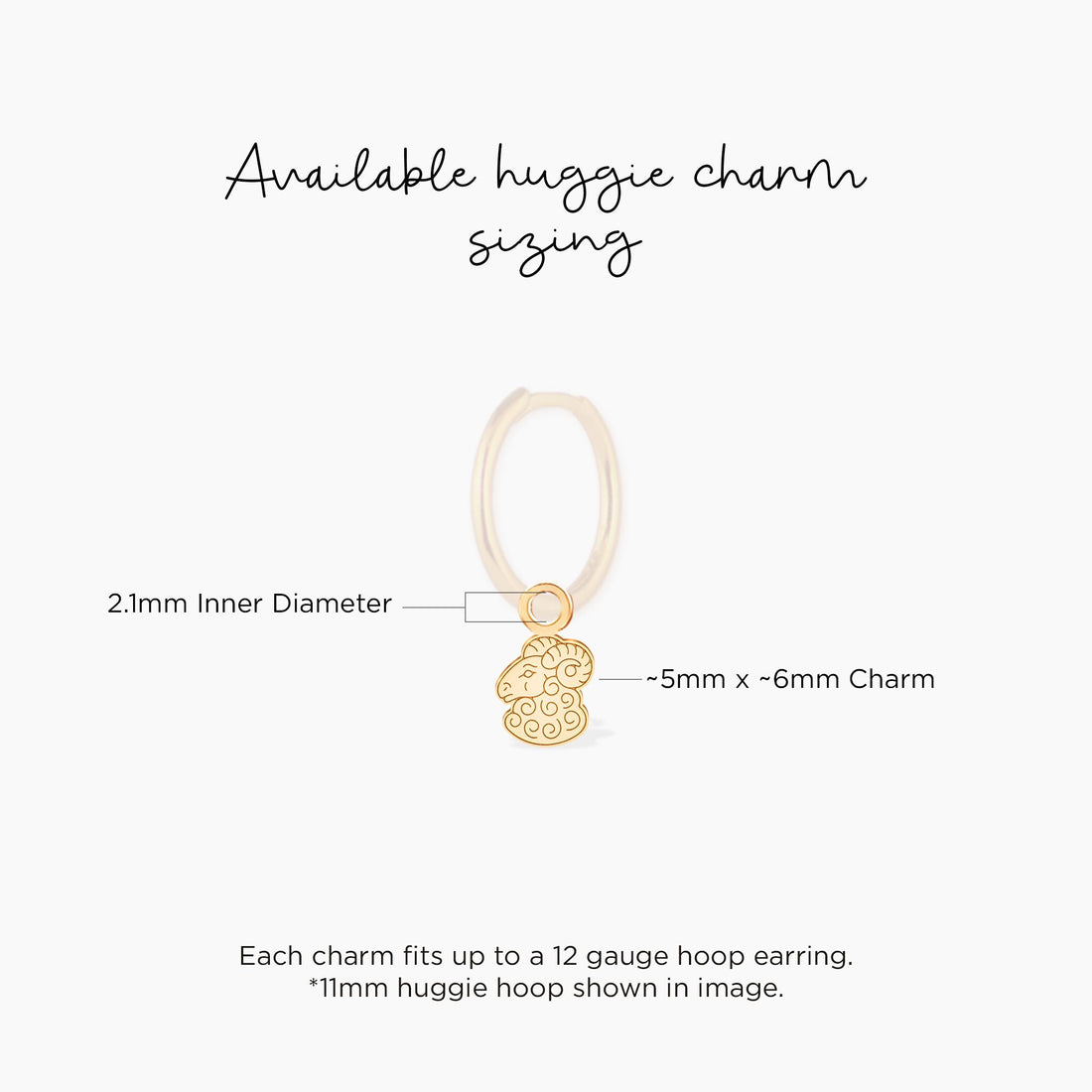 Aries Charm Earrings