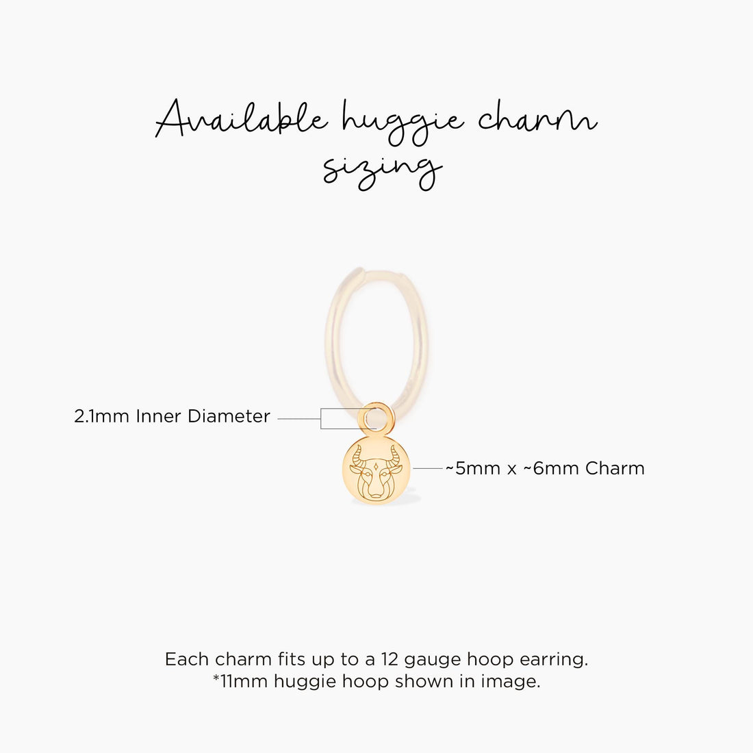 Taurus Disc Charm Necklace