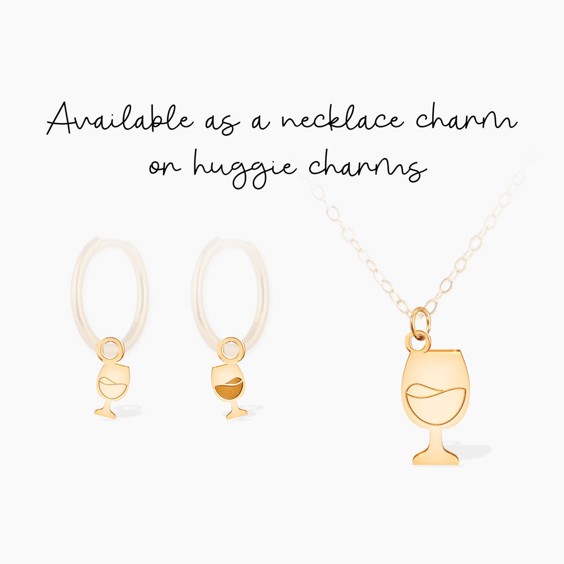 Elegant Wine Glass Charm