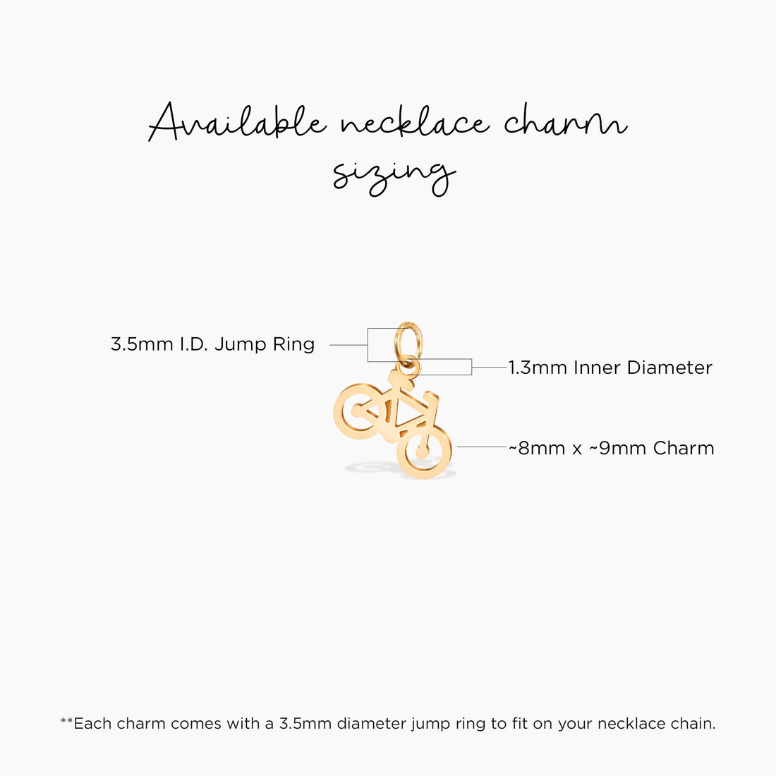 Bicycle Charm Pendant