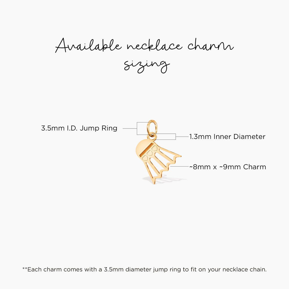 Badminton Shuttlecock Charm