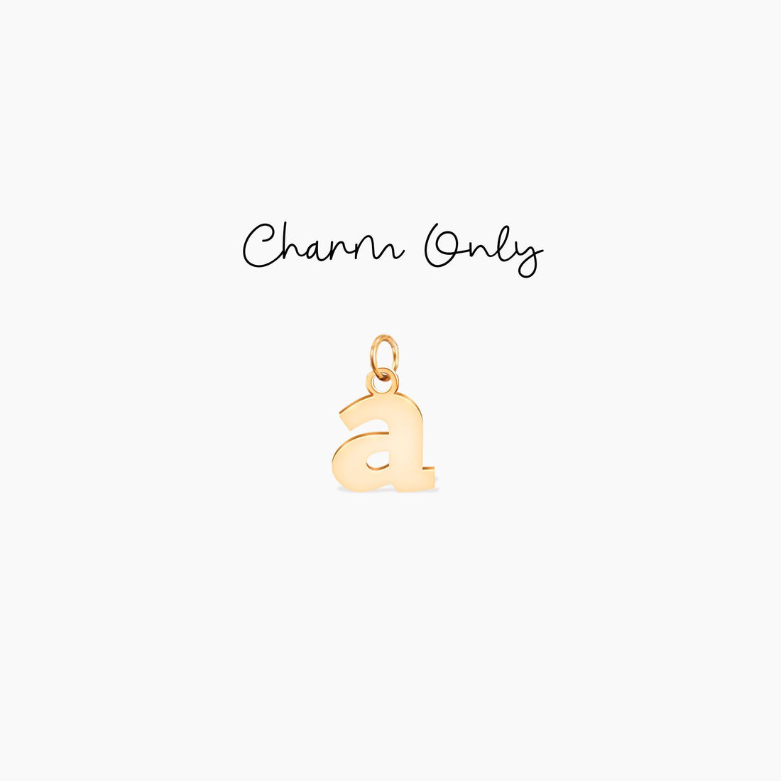 Chapparal Letter Initial Charm