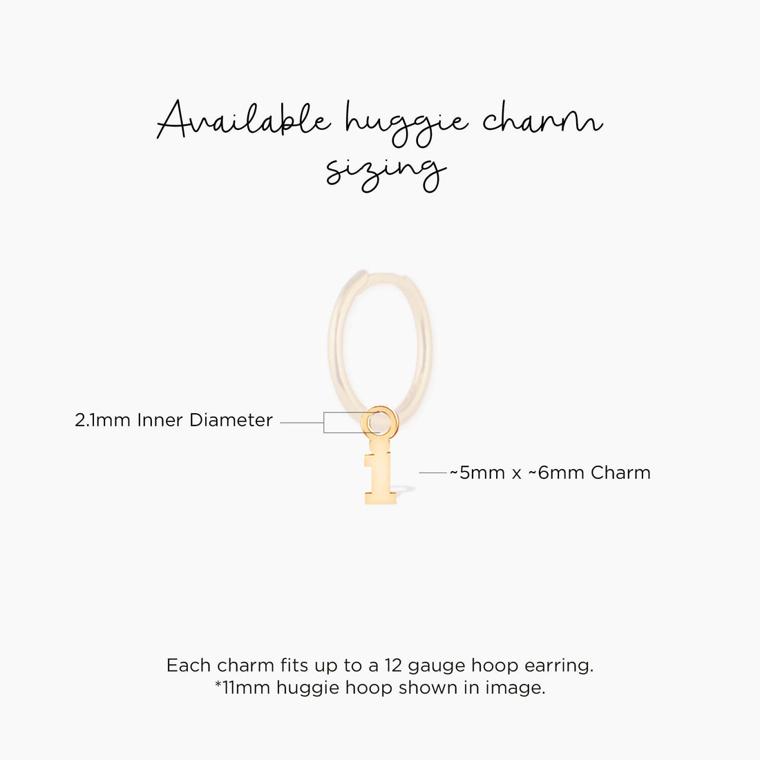 Chapparal Letter Initial Charm