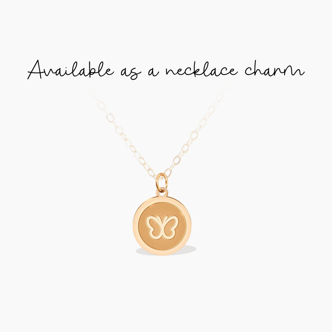 Butterfly Disc Charm