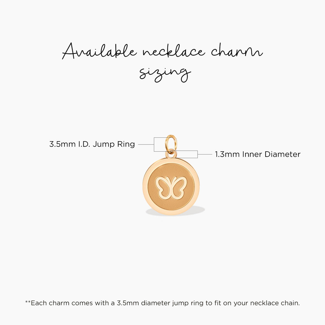 Butterfly Disc Charm