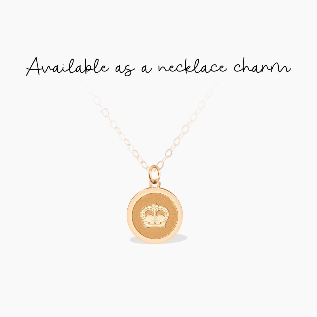 Crown Disc Charm