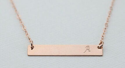 Rose Gold Engraved