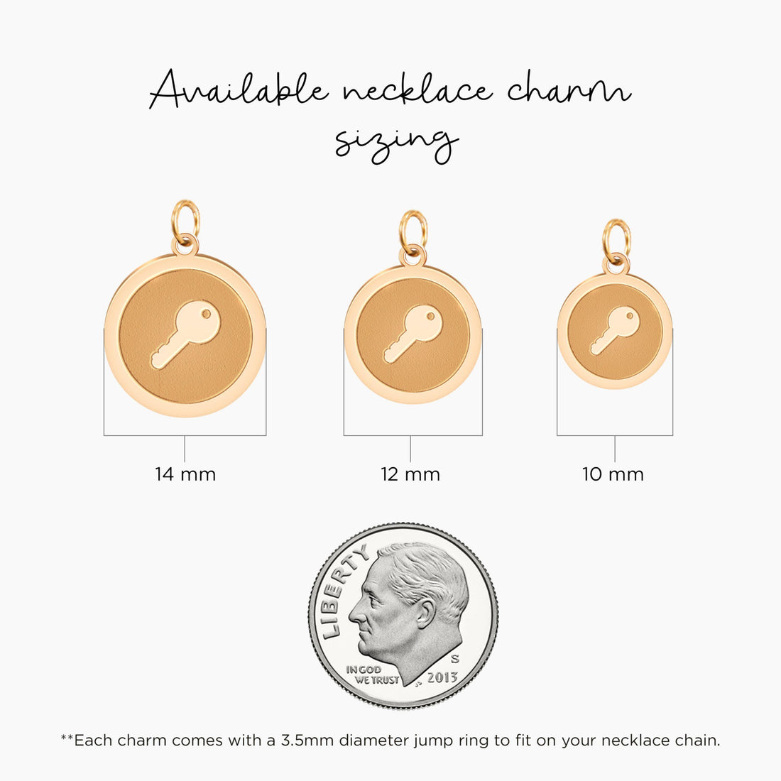 Key Disc Charm