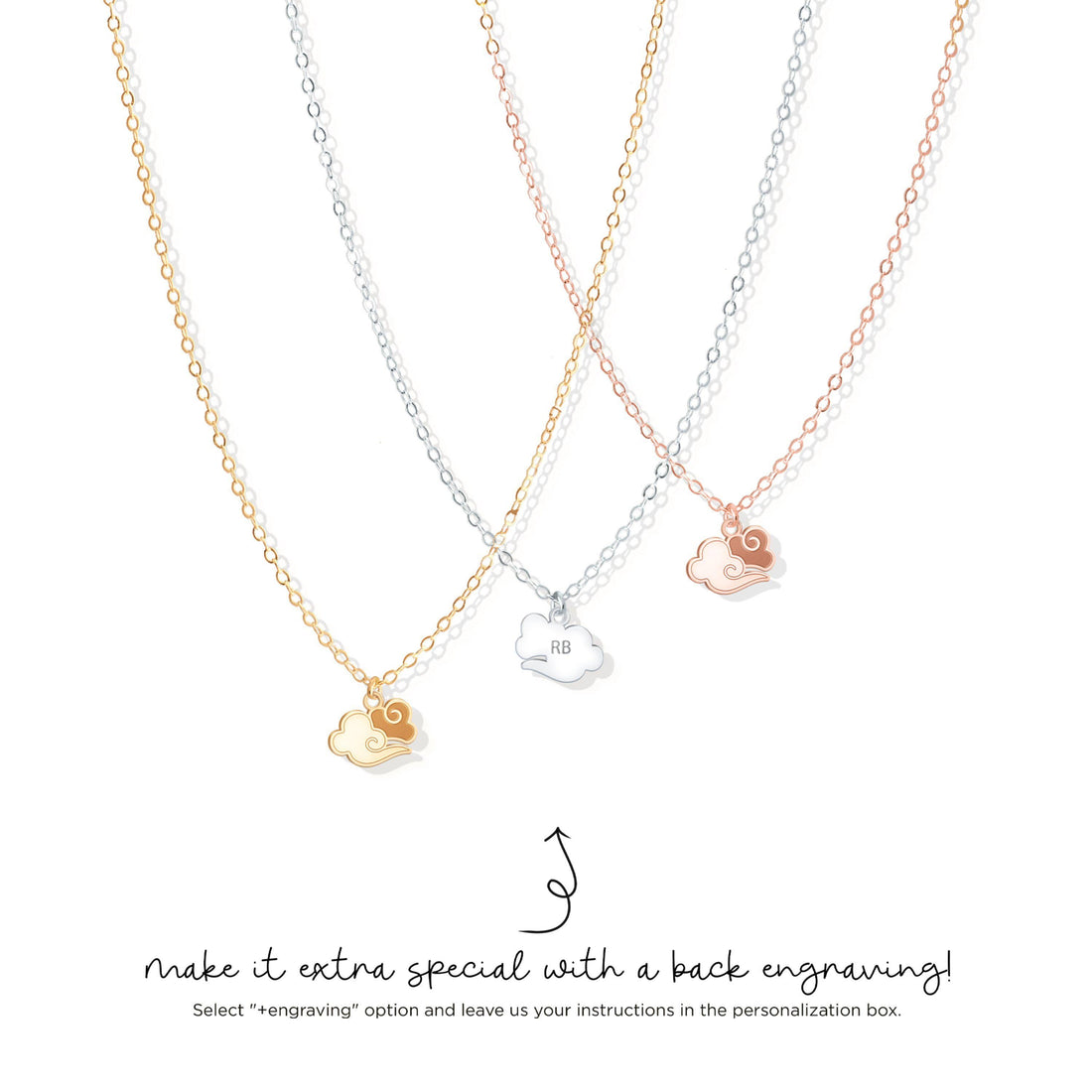 Sky Cloud Pendant Necklace