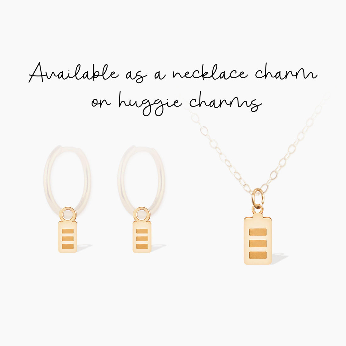 Charging Battery Pendant Necklace