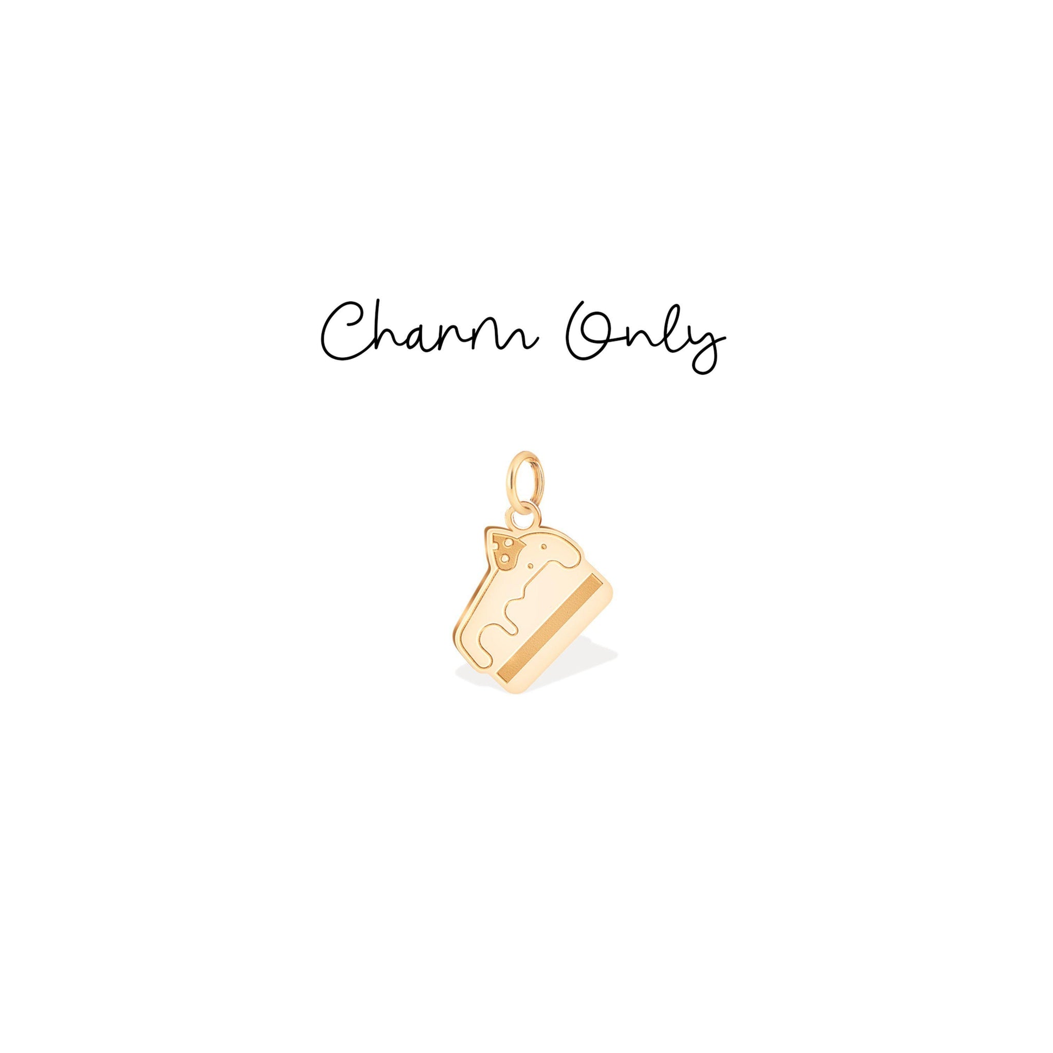 Customizable Pastel Cake Charm Pendant