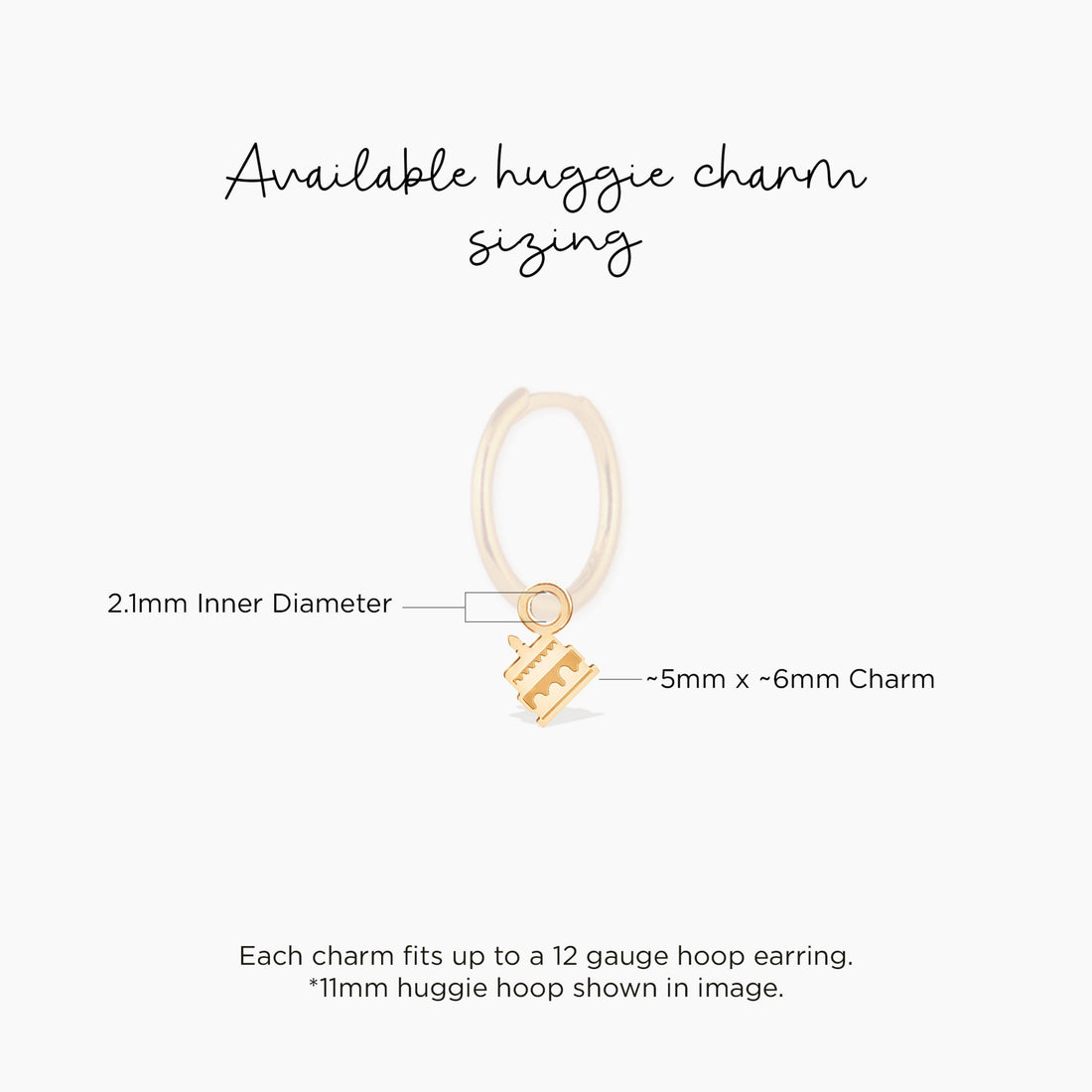 Birthday Cake Charm Pendant