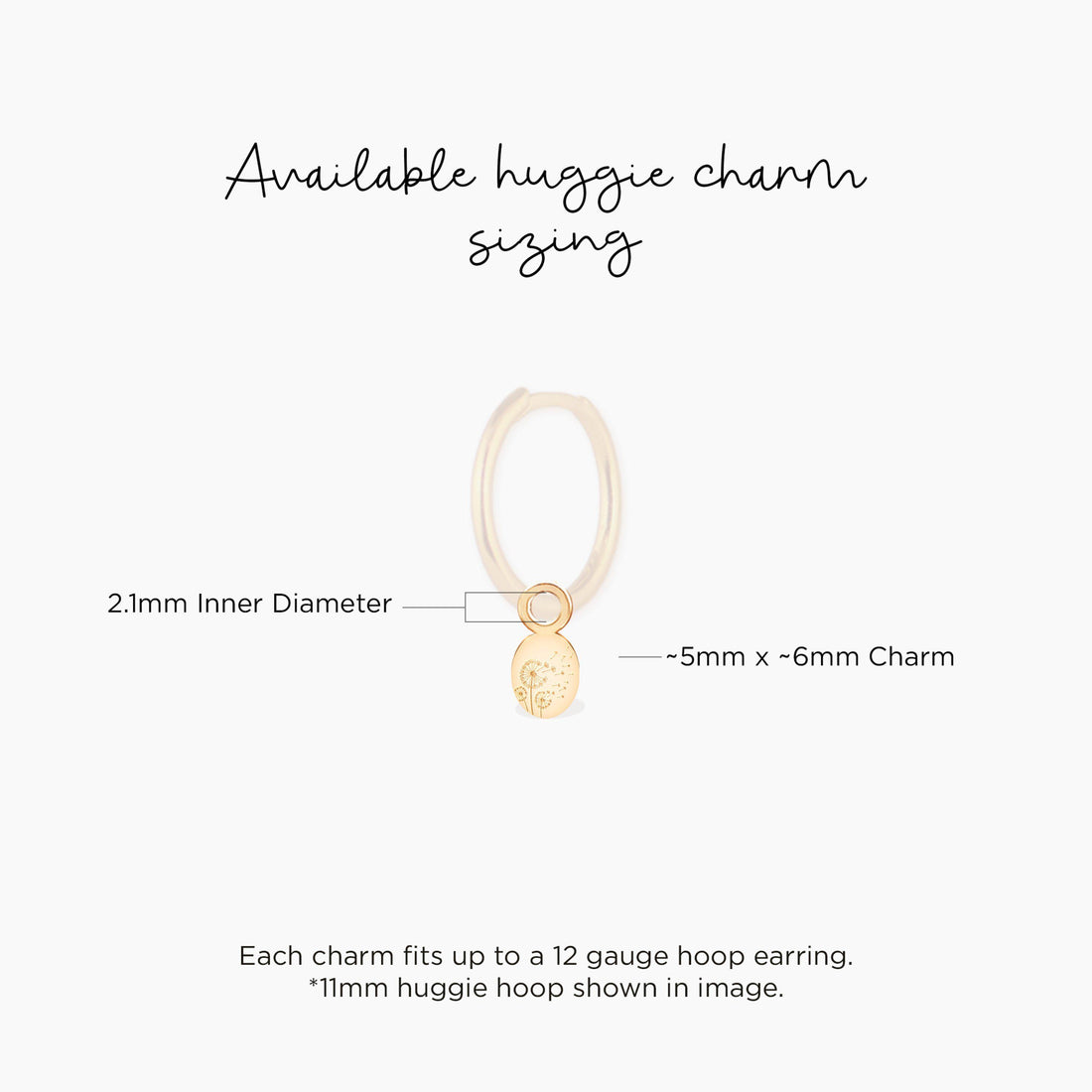 Dandelion Disc Charm