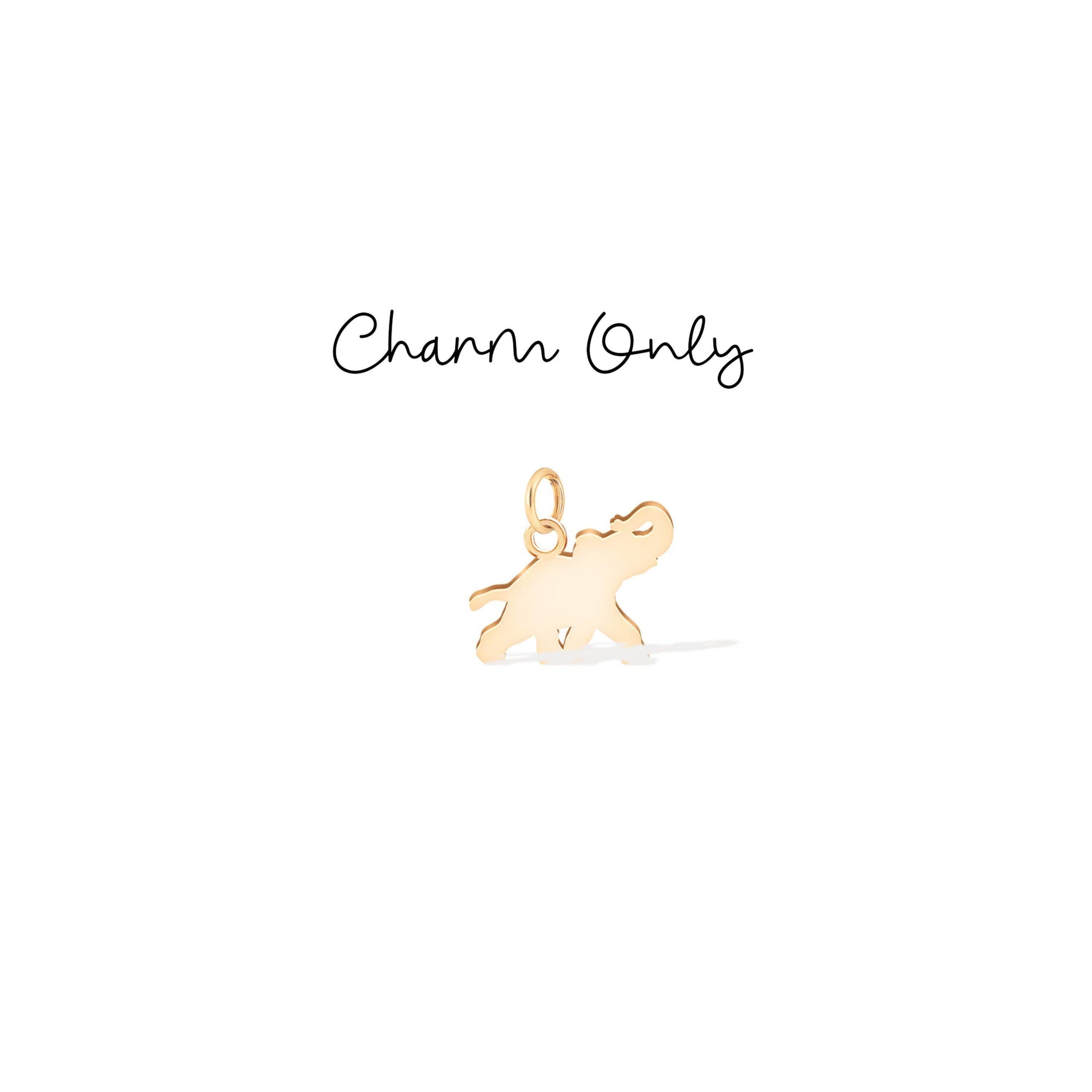 Trunk Up Elephant Pendant Necklace