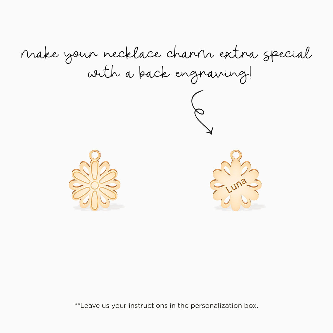 Daisy Flower Charm
