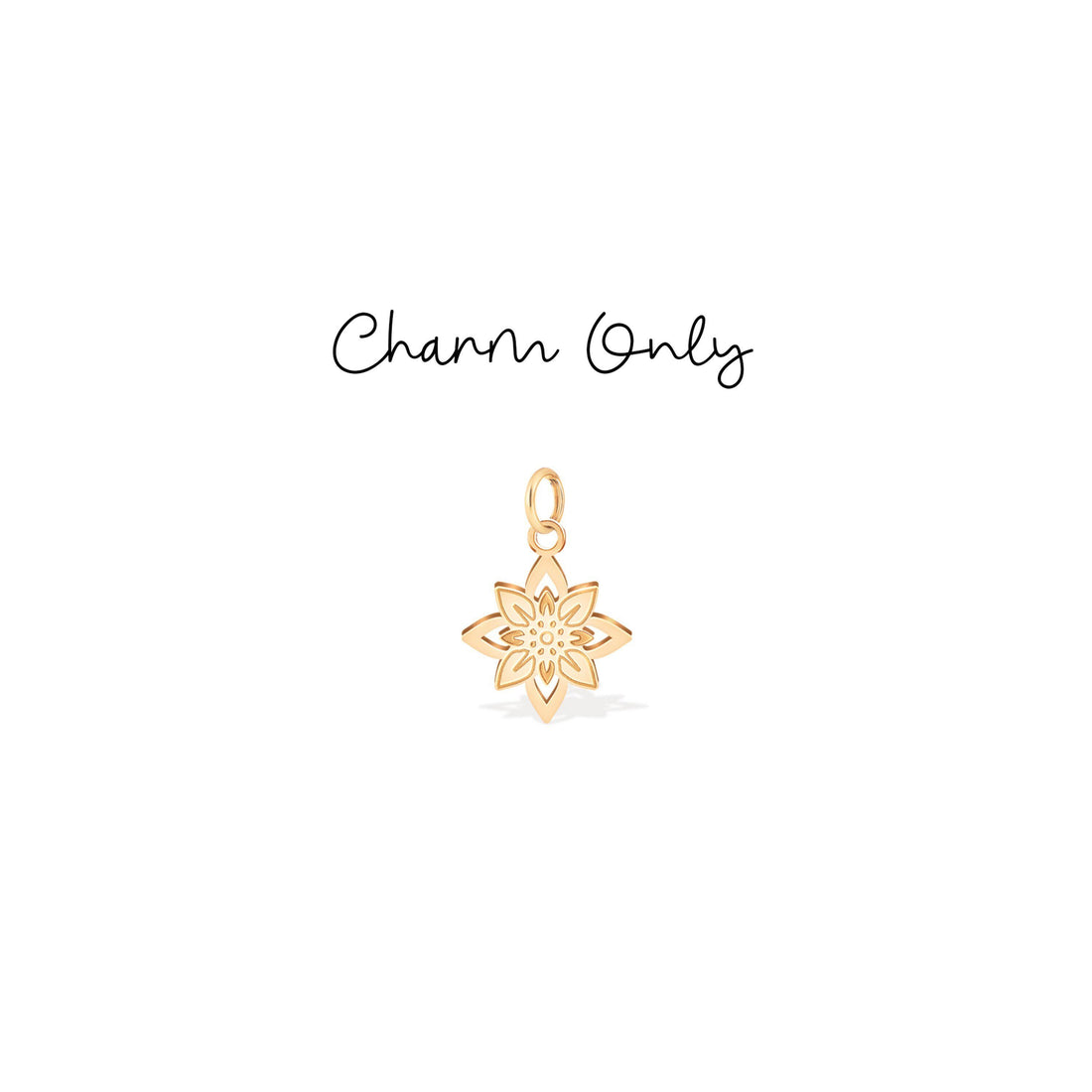Gold Flower Charm