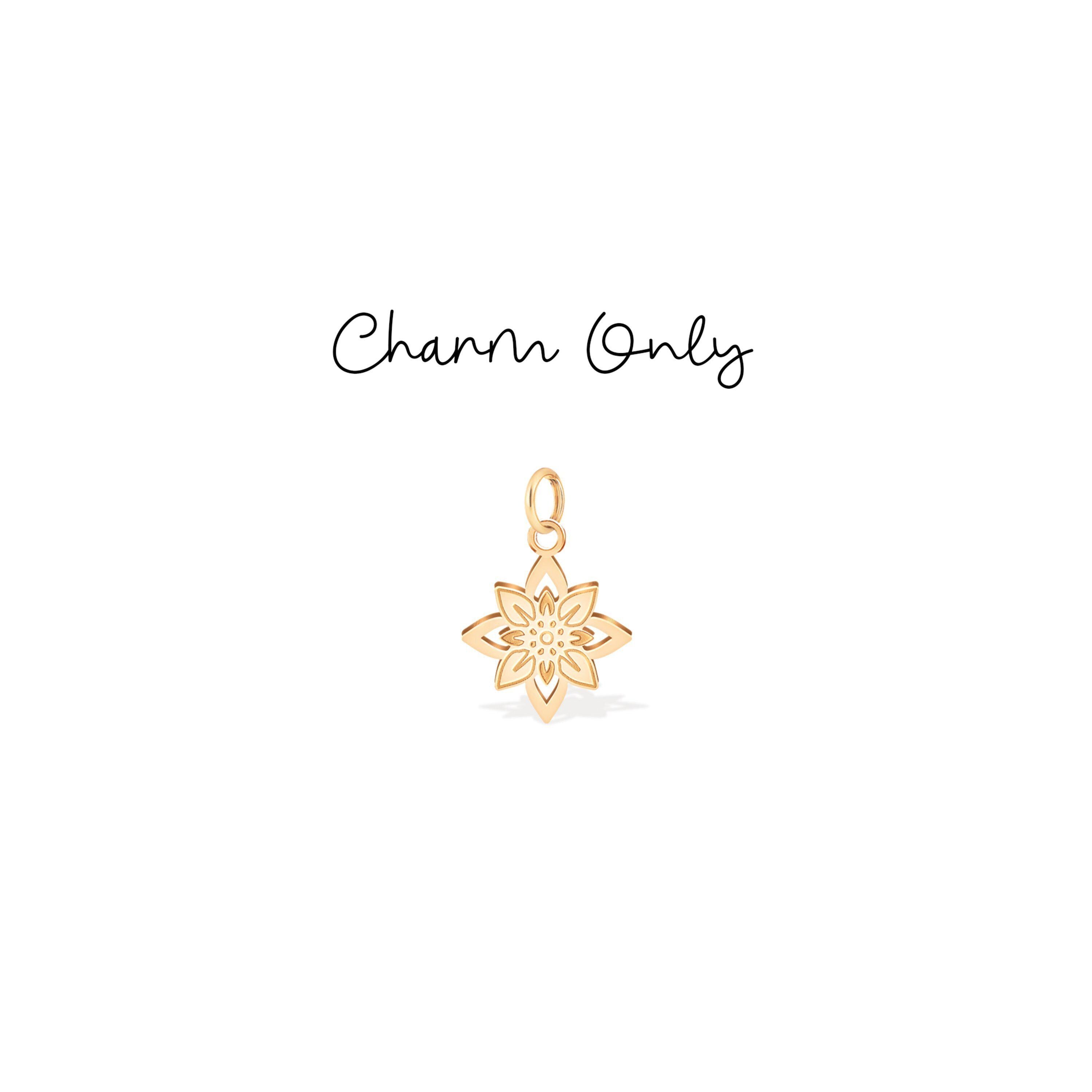 Gold Flower Charm