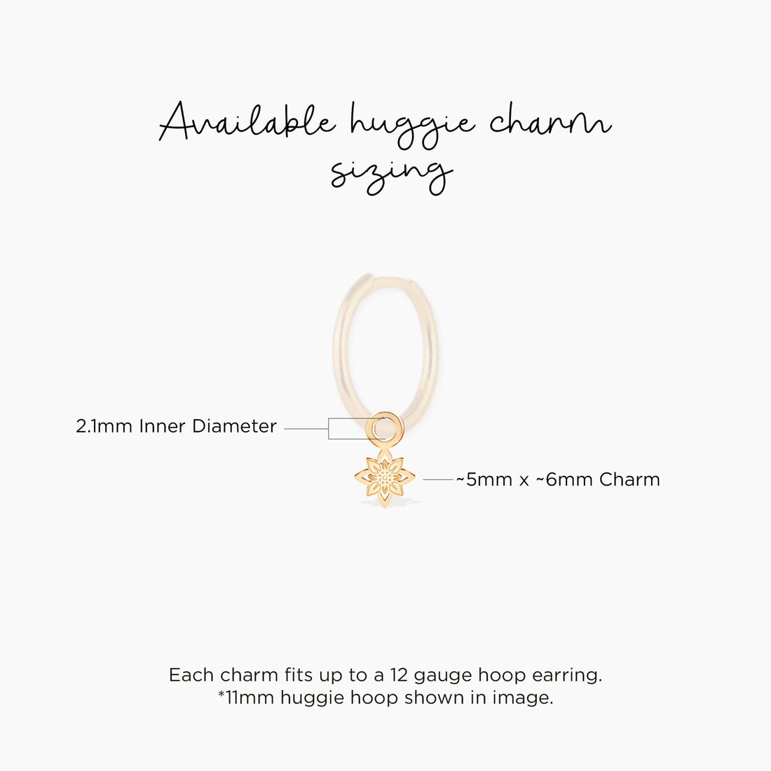 Gold Flower Charm
