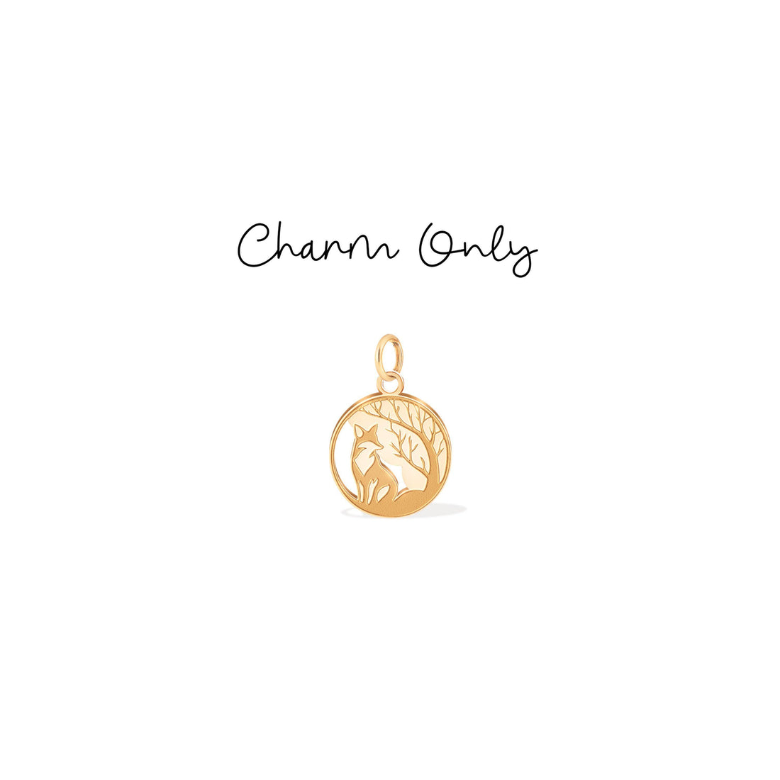 Fox Disc Charm